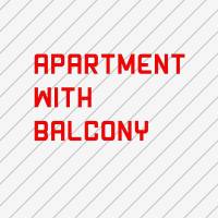Apartment with Balcony