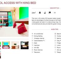 Deluxe Double or Twin Room with Pool Access
