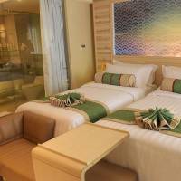 Deluxe Twin Room with Rice Field View
