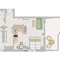 Two-Bedroom Apartment with Terrace