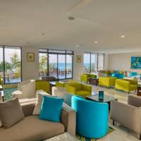 Double or Twin Room with Side Sea View – Free Private Beach Access