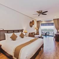 Deluxe Double Room with Pool View and River View 