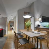 Three-Bedroom Penthouse Apartment with Fireplace