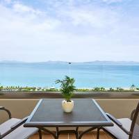 Panoramic Room, Guest room, 1 King, Sea view, Balcony