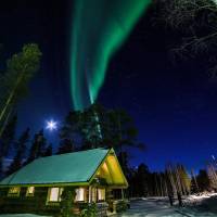Log Cabin with Loft and Sauna