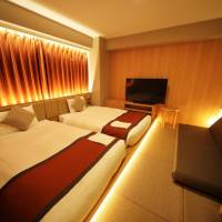 Japanese Modern Deluxe Twin Room with Skytree View - Non-Smoking