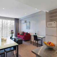 One-Bedroom Apartment with City Park View