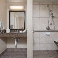 King Room with Roll-In Shower - Hearing Disability Access