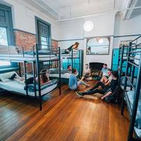 Bed in 12-Bed Mixed Dormitory Room with Shared Bathroom