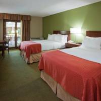 Double Room with Two Double Beds and Pool View