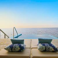 Premium Deluxe Sunset Overwater Villa with Pool King