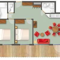 Two-Bedroom Apartment with Terrace