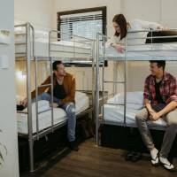 Bed in 6-Bed Dormitory Room with Private Bathroom 