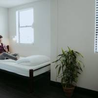 Bed in 3-Bed Dormitory Room with private bathroom
