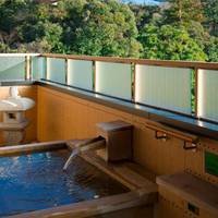 Japanese-Style Family Room with Open-Air Bath