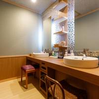 Japanese-Style Family Room with Dining Area