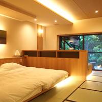 2017 July 13 Renovated - Twin Bed Room with Outdoor Hot Spring with Japanese Garden View