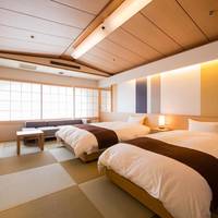 Twin Room with Tatami Floor - Non-Smoking - Japanese Kaiseki Dinner