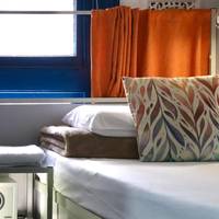 Single Bed in 4-Bed Mixed Dormitory Room with Shared Bathroom