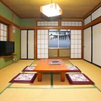 Japanese-Style Family Room with Shared Bathroom