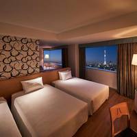 Corner Quadruple Room with Tokyo Sky Tree View - Non-Smoking 