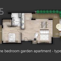 Apartment with Garden View