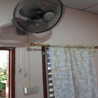 Twin Room with Fan and Shared Toilet