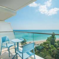 Twin Room with Balcony - Side Sea View 