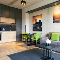 One-Bedroom Apartment with Garden View