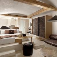 Junior Suite with Outdoor Hot Tub and Partial Sea View