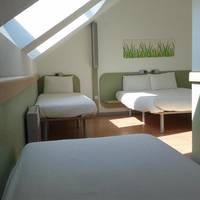 Family Room with One Double Bed and Two Single Beds