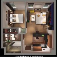 Superior One-Bedroom Apartment