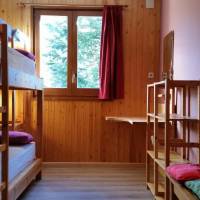 Bed in 4-Bed Dormitory Room with Shared Bathroom