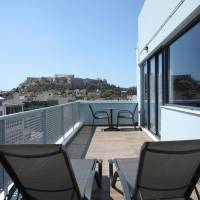 Deluxe Double Room with Balcony and Acropolis View