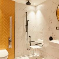 Queen Room with Wheelchair Accessible Roll in Shower
