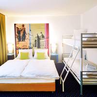 Comfort Room with a Double Bed and a Single Bed