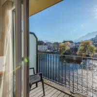 Double Room with River View and Balcony