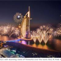 Ocean View Deluxe Room – with a mandatory New Year’s Eve Dinner, starting from AED 1200 per adult (charged separately by the Hotel)