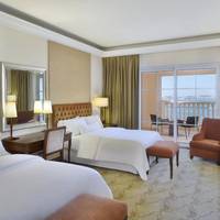 Executive Sea View with Balcony, 2 Queens, Breakfast, Dubai Airport Transfers, Happy Hour, Afternoon Tea, Executive Lounge and Jungle Bay Waterpark access