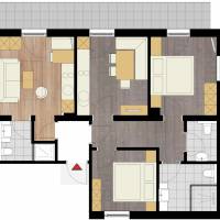 Three-Bedroom Apartment