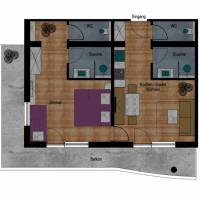 Apartment with Balcony