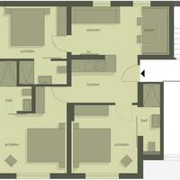 Three-Bedroom Apartment