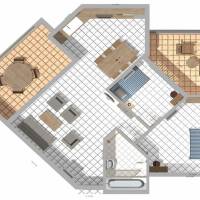 Two-Bedroom Apartment with Two Double Beds