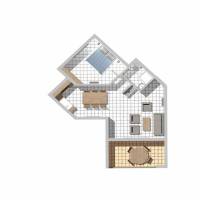 Superior One-Bedroom Apartment
