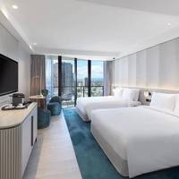 Double Room with Two Double Beds and Mountain View