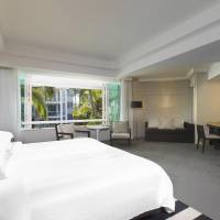 Deluxe King and Sofa Bed Studio with Spa Bath and Resort view