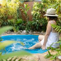 Palms Villa with Outdoor Plunge Spa