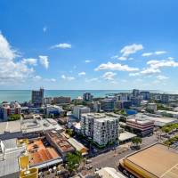 Family Room with Balcony and Water View - Weekly Housekeeping