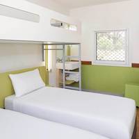 Standard Room with Two Single King Beds and Overhead Bunk