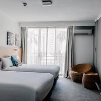 Standard Room with Two Double Beds and Pool View